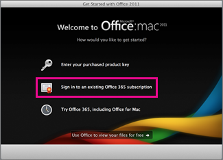Upgrade office for mac 2011 to 2016